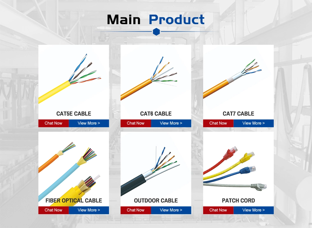 Cheap Price OEM Brand 23AWG 24AWG 305m Roll Network Cat 6 CAT6 UTP LAN Cable