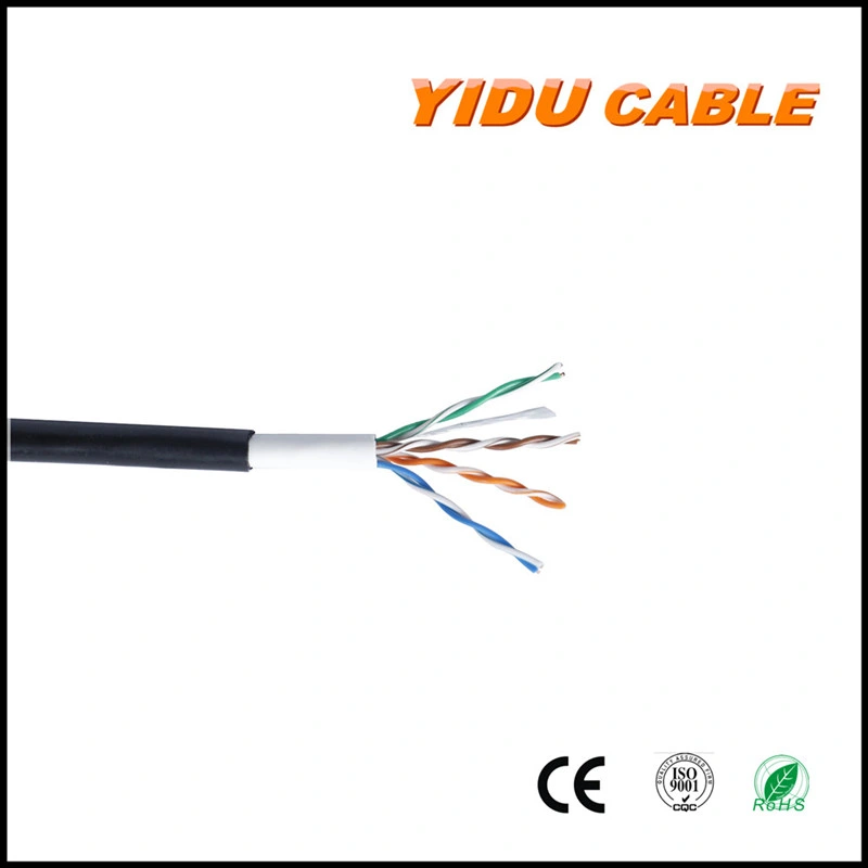 Network Cat5 Cat5e UTP Double PVC Outdoor Computer LAN Cable