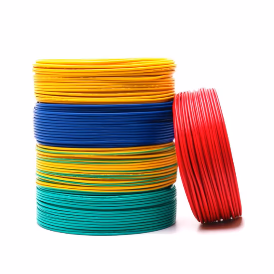 LED 램프의 외부 연결을 위한 PVC 절연 처리된 20 AWG 단일 도체 UL1015 구리선